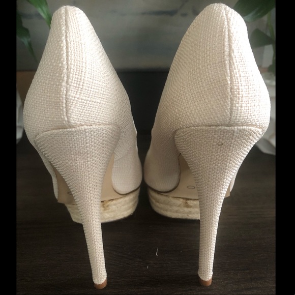 ALDO “KARTER” Cream Color Heels Size 6 - Picture 5 of 6